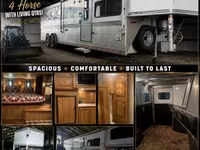 2001 Sundowner Trailers Sunlite Gooseneck Horse Trailer — Foto 1