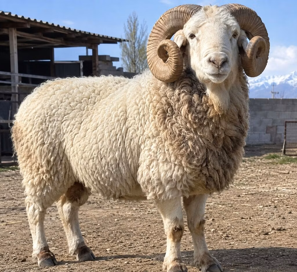 Kyrgyz Mountain merino sheep